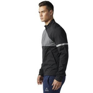 Reebok Running Icon Jacke Herren - Schwarz - DE 846-NOG